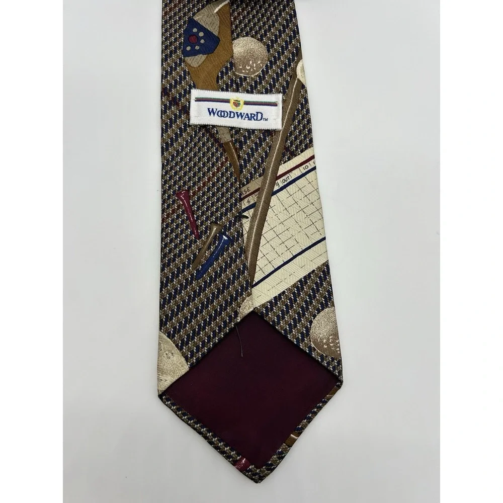 Woodward Golf Neck Tie‎  60in x 4in